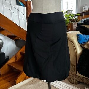 Dubuc balloon wool Black Skirt